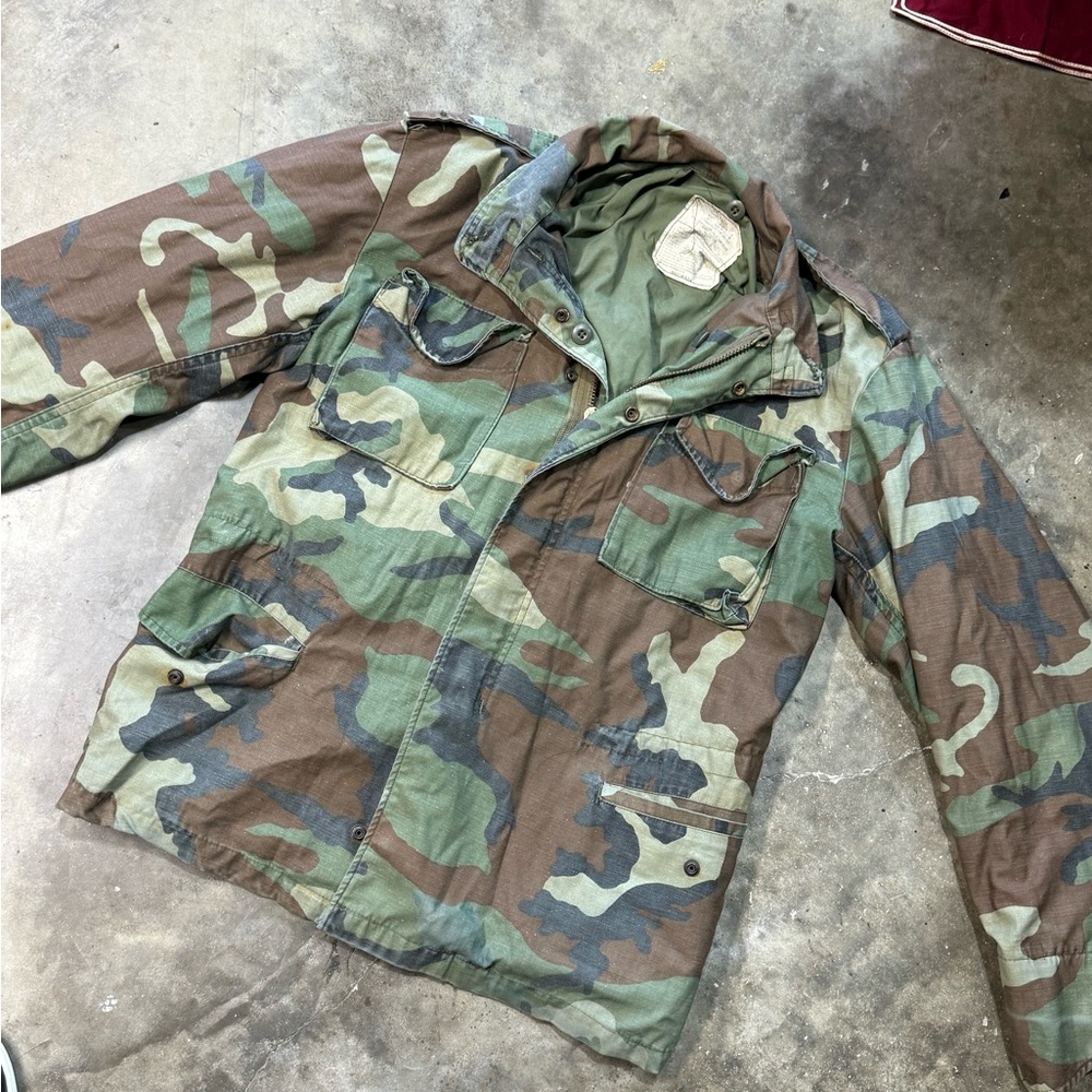 Camouflage US Army Cold Weather Field Jacket
